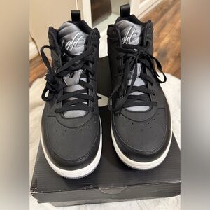 Jordan Flight 9.5 Black and White Sneakers